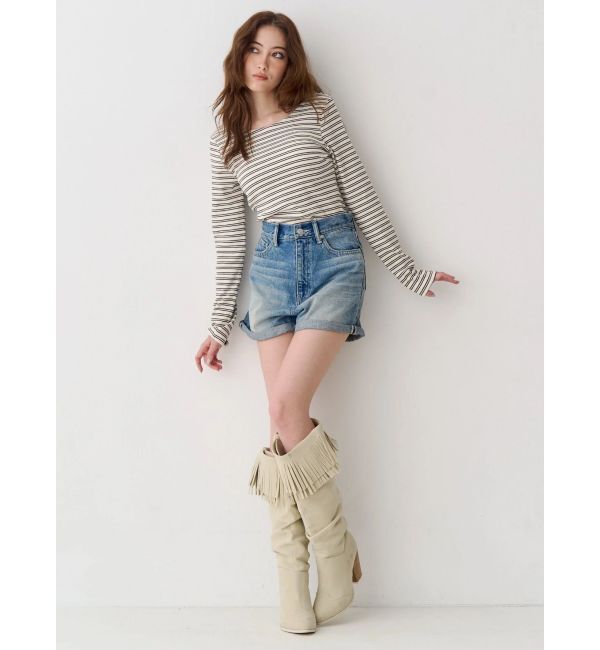 EVRIS「フリンジデザインロングブーツ」|ロングブーツ|