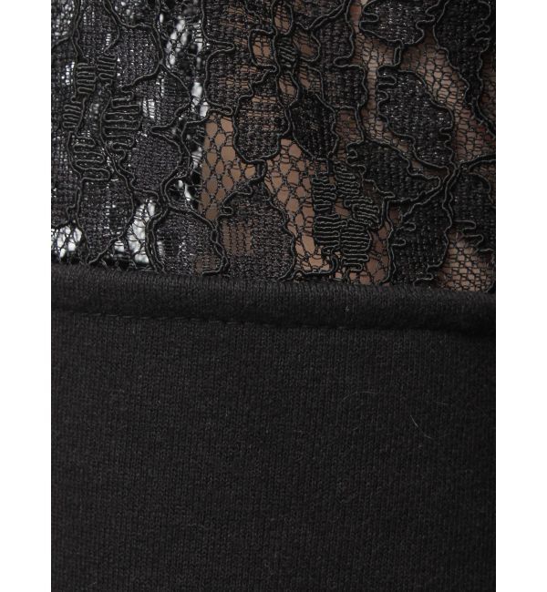 EVRIS「レースEmbroideryスウェットトップス」|スウェット・ジャージ|