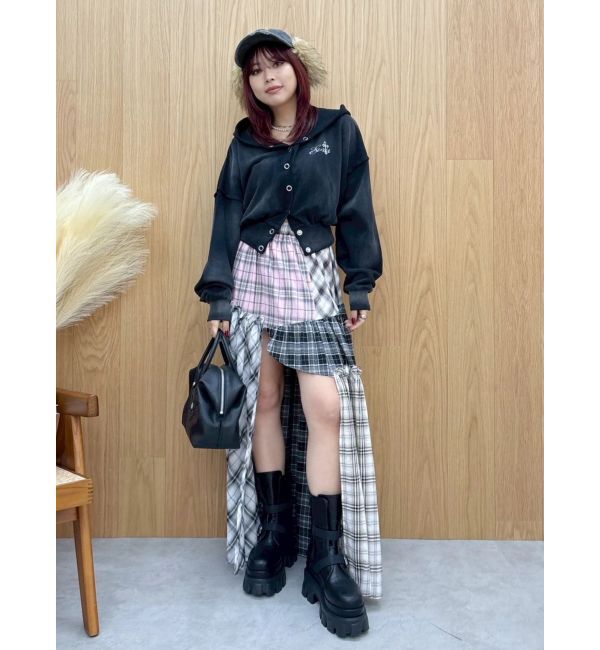 EVRIS「ダブルベルトバックルデザインワークブーツ」|ショートブーツ|