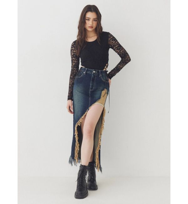 EVRIS「レースアップボディースーツ」|Tシャツ・カットソー|