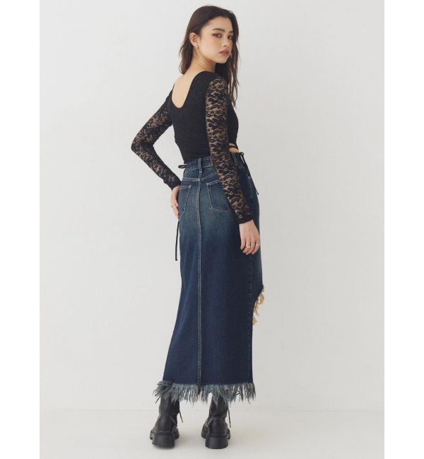 EVRIS「レースアップボディースーツ」|Tシャツ・カットソー|