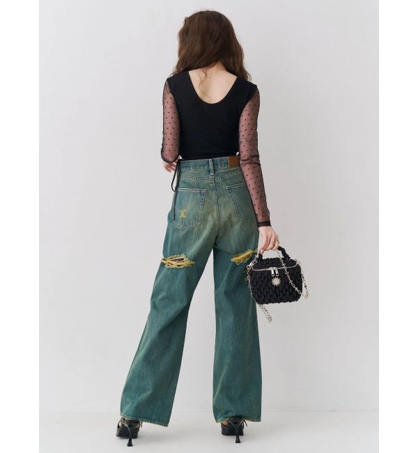 EVRIS「レースアップボディースーツ」|Tシャツ・カットソー|