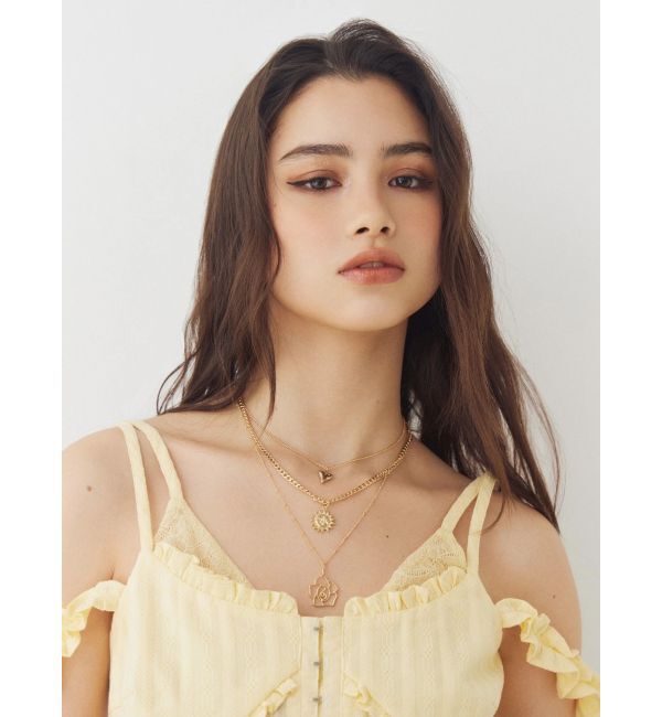 EVRIS「RANDOM CHAIN 3連 ネックレス」|ネックレス|