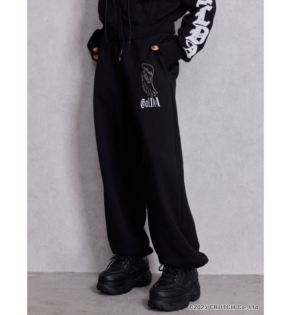 GYDA「GYDA&times;GALFY bijou wing パンツ」|その他|ブラック