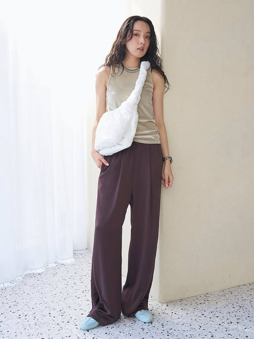 emmi atelier「ギャザーディテールショルダーバッグ/撥水」|ショルダー・メッセンジャー|