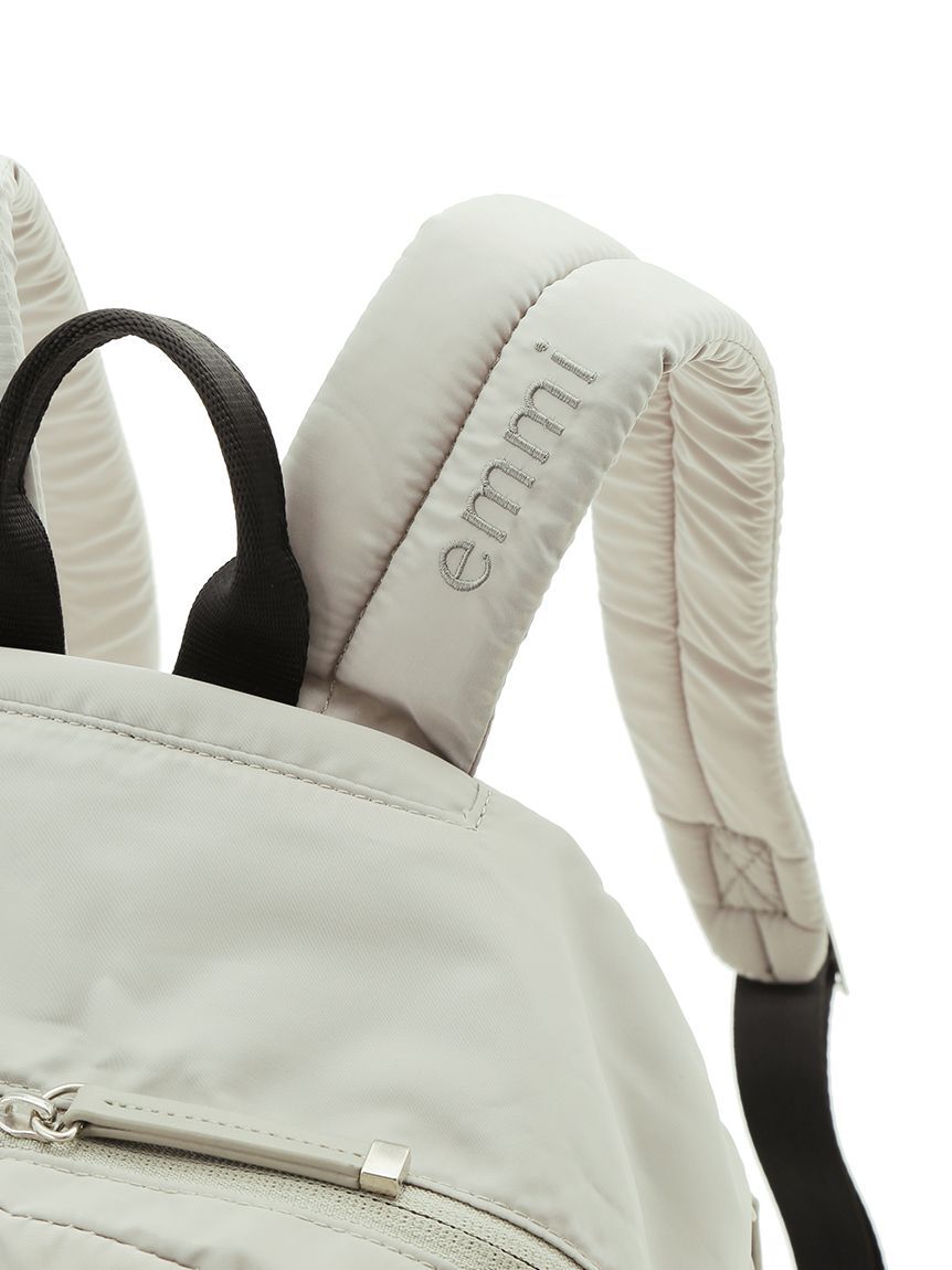 emmi atelier「eco レザーミックスバックパック/撥水」|リュック|