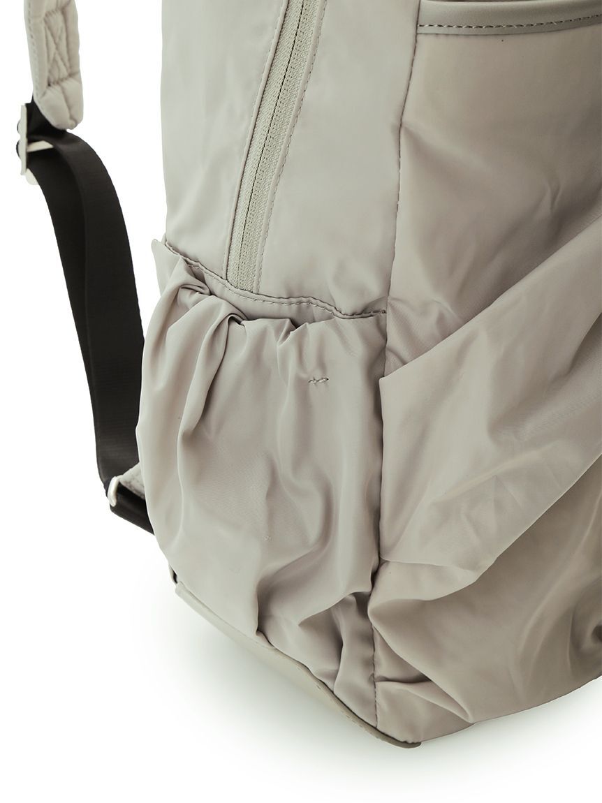 emmi atelier「eco レザーミックスバックパック/撥水」|リュック|