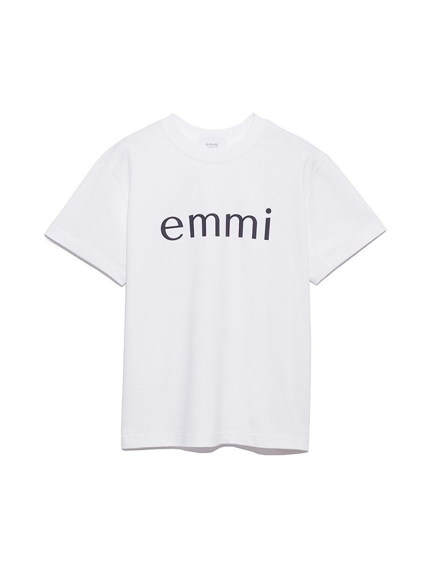 emmi atelier「【ONLINE限定カラーあり】eco emmiロゴTシャツ/UVカット」|Tシャツ・カットソー|