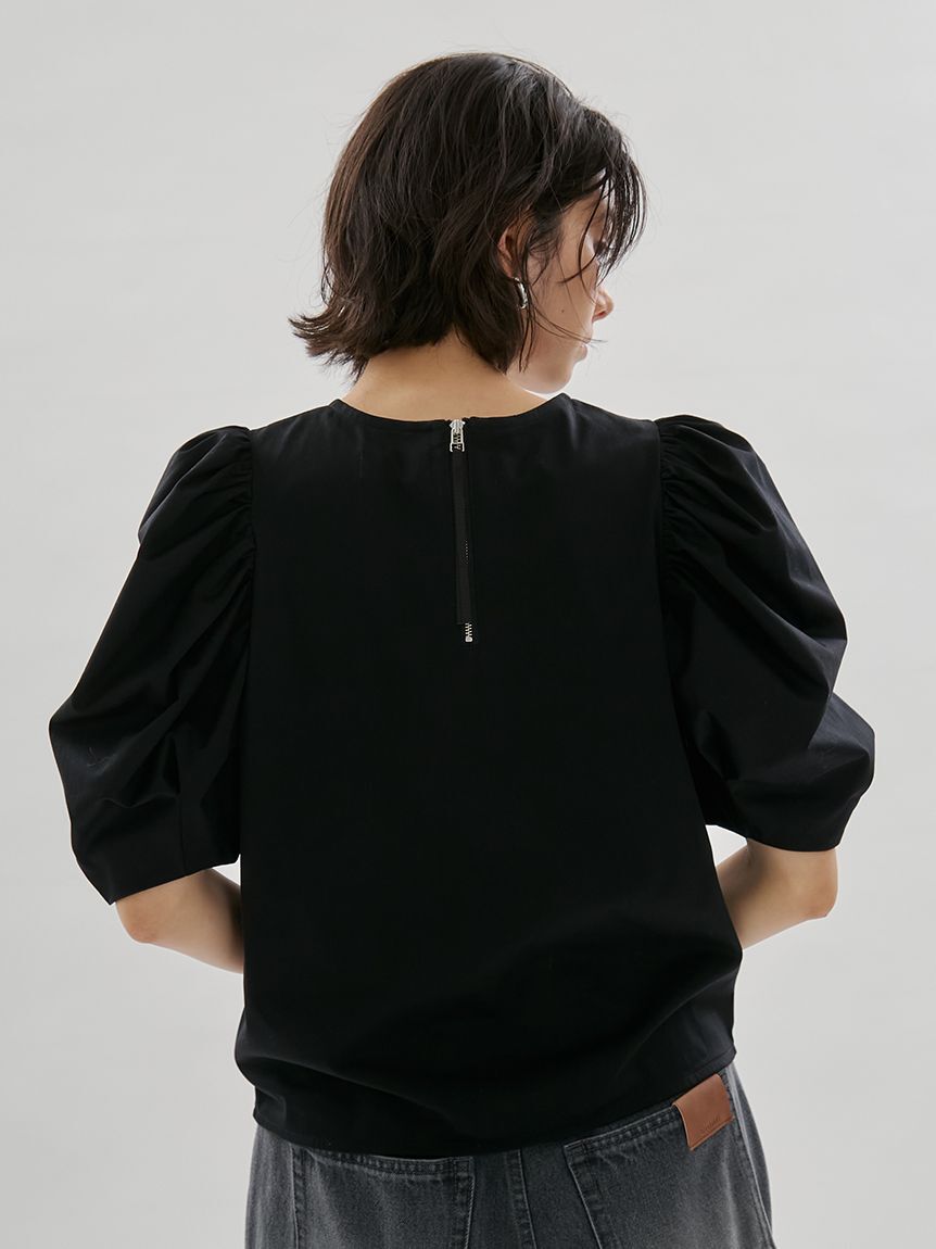 emmi atelier「デザインスリーブTシャツ」|Tシャツ・カットソー|