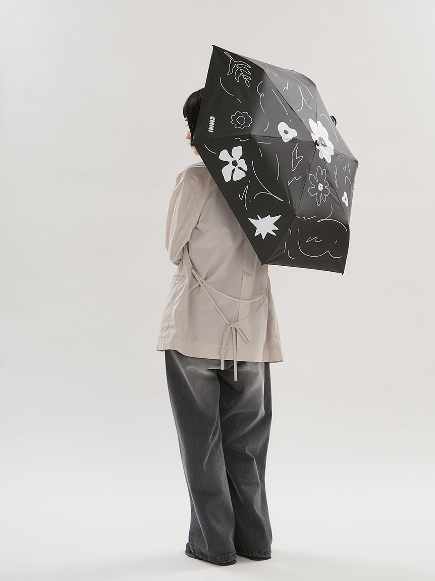 emmi atelier「【emmi&times;PROTECT U】フラワープリントアンブレラ/UVカット」|傘|