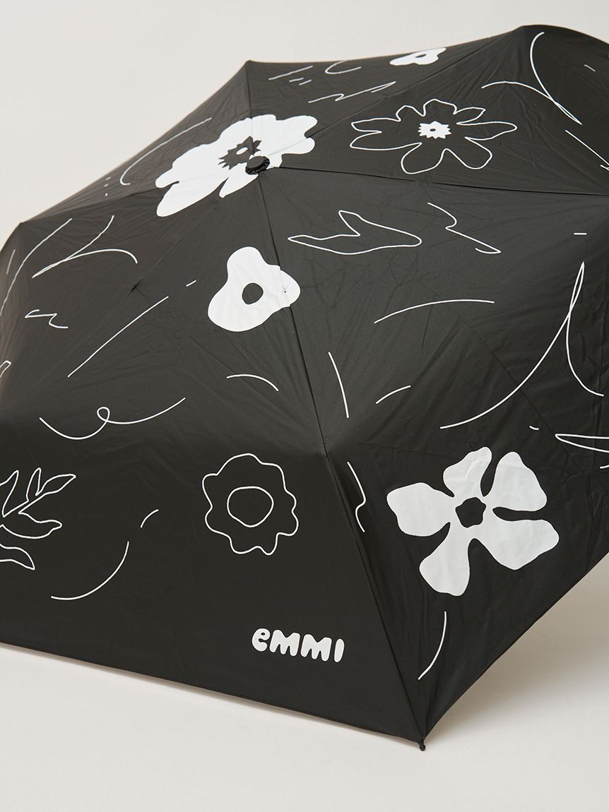 emmi atelier「【emmi&times;PROTECT U】フラワープリントアンブレラ/UVカット」|傘|