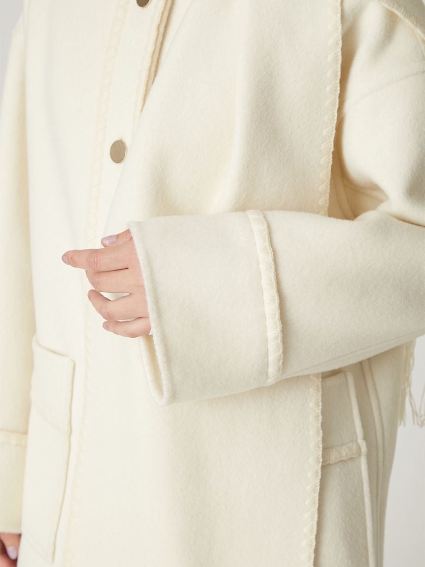 FRAY I.D「ブランケットフリンジコート」|その他|