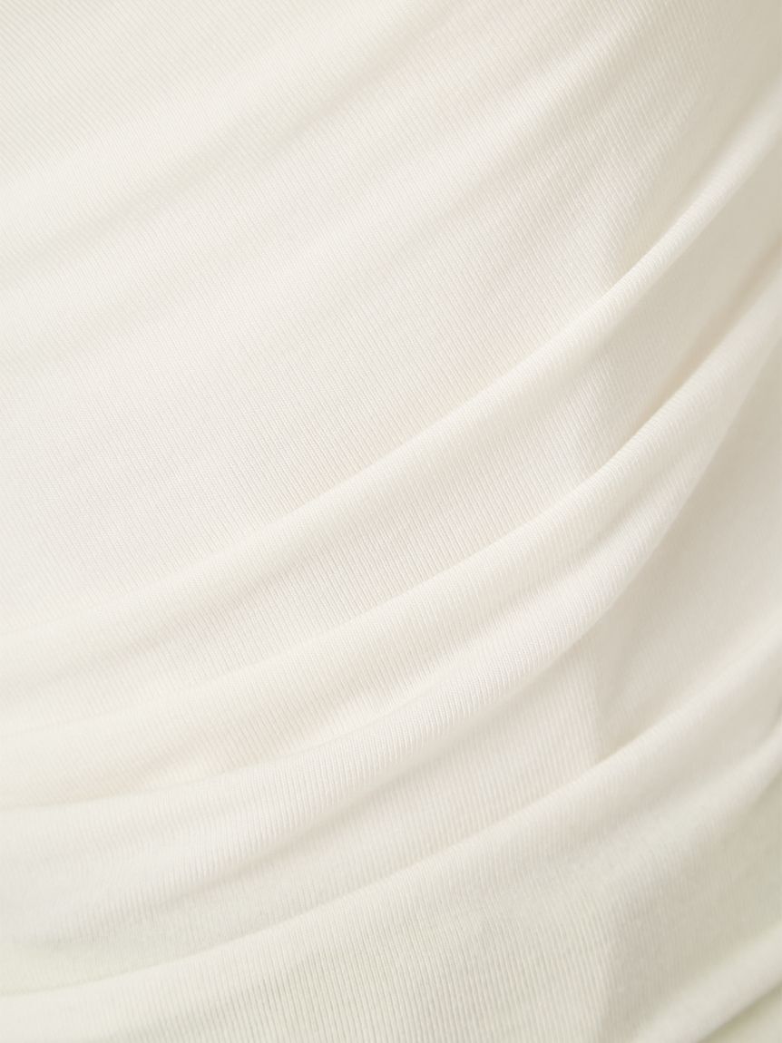 FRAY I.D「2wayデコルテタックドレープトップス」|Tシャツ・カットソー|