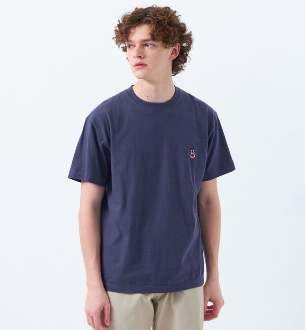 MACKINTOSH PHILOSOPHY「【WEB&一部店舗限定】バッキンガムベア 5.6oz クルーネックワンポイントTシャツ」|Tシャツ・カットソー|ブルー
