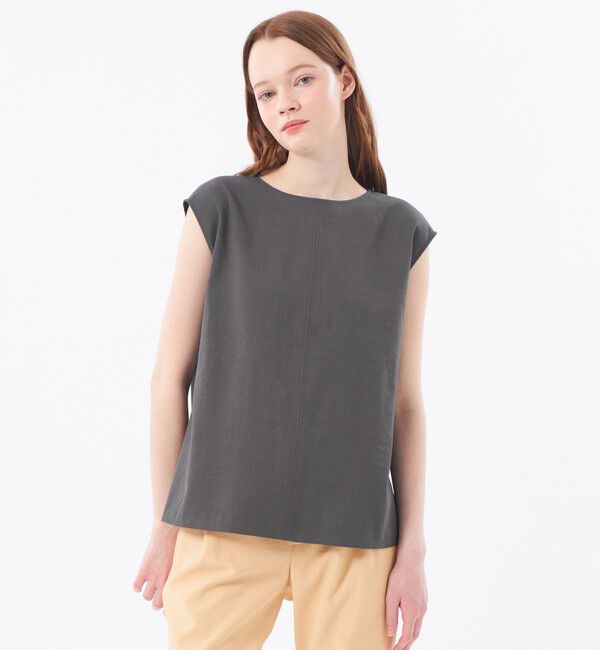 MACKINTOSH PHILOSOPHY「【2025年春夏モデル】DRY OXFORD ブラウス」|シャツ・ブラウス|チャコールグレー