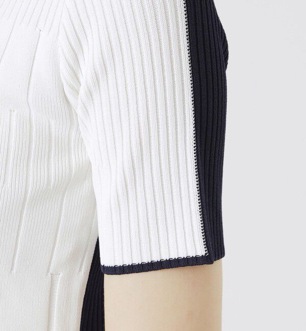  「【手洗い可】【ドラマ着用商品】2フェイスハーフスリーブニット」|ニット・セーター|