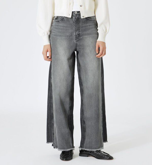  「【追加生産】リコンストラクトバギーデニム」|デニム|グレー