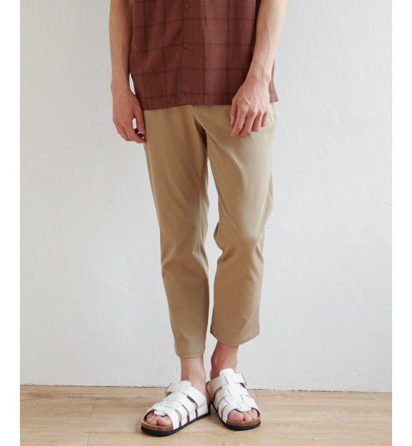 ikka「【雑誌MonoMax5月号掲載】GOKU楽パンツ EASY STRETCH 冷感アンクル「小泉孝太郎さん着用モデル」」|スラックス|