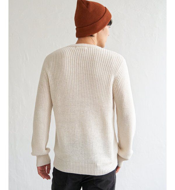 ikka「アランケーブル抗菌リサイクルニット」|プルオーバー|