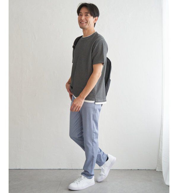 ikka「【雑誌MonoMax5月号掲載】冷感ドライワッフルフェイクT「小泉孝太郎さん着用モデル」」|Tシャツ・カットソー|