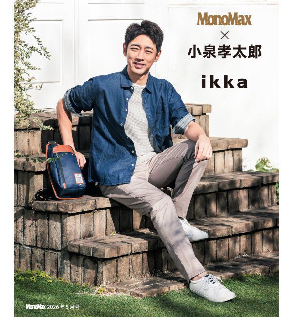 ikka「【雑誌MonoMax5月号掲載】冷感ドライワッフルフェイクT「小泉孝太郎さん着用モデル」」|Tシャツ・カットソー|