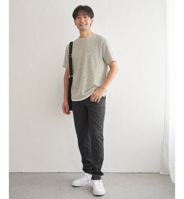 ikka「【雑誌MonoMax5月号掲載】冷感ドライワッフルフェイクT「小泉孝太郎さん着用モデル」」|Tシャツ・カットソー|