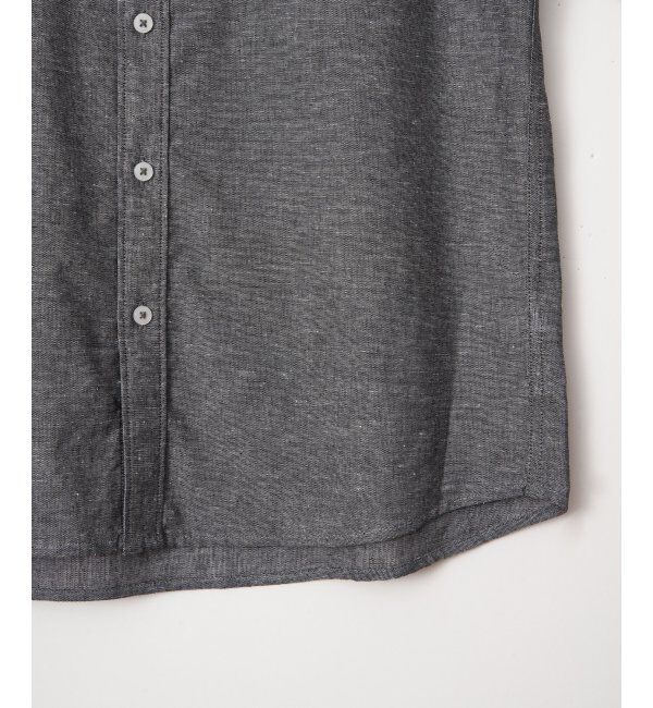 ikka「【雑誌MonoMax5月号掲載】フレンチリネンMIX袖2WAYシャツ【接触冷感】「小泉孝太郎さん着用モデル」」|シャツ・ブラウス|