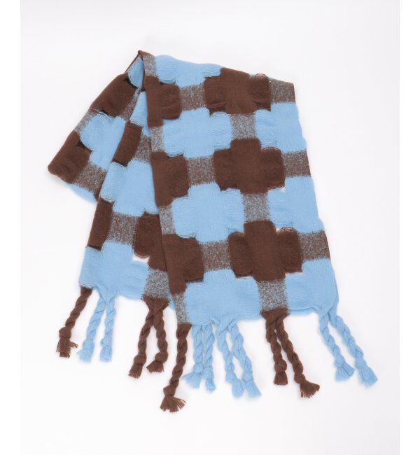 VENCE share style「メッシュチェックマフラー」|バンダナ・スカーフ|