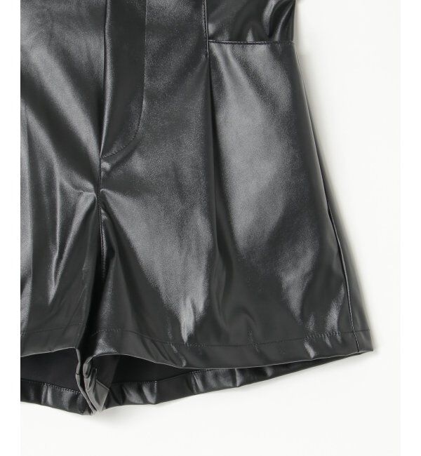 VENCE share style「合皮ショートパンツ」|その他|