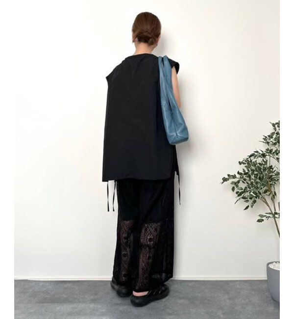 VENCE share style「刺繍レースワイドパンツ」|その他|