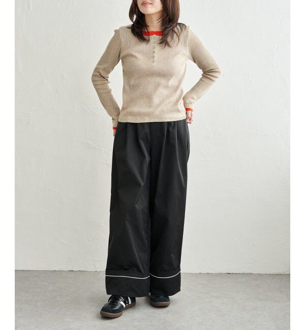 VENCE share style「ツイルタックパンツ」|デニム|