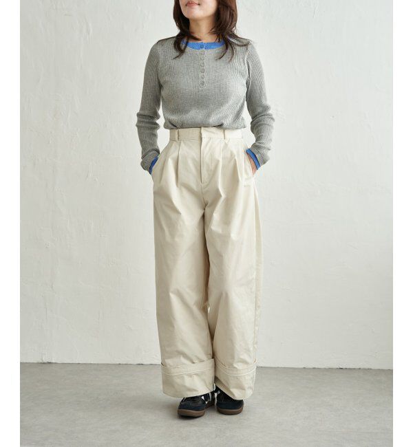 VENCE share style「ツイルタックパンツ」|デニム|