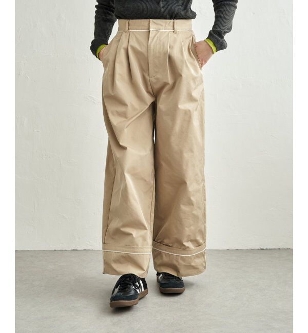 VENCE share style「ツイルタックパンツ」|デニム|