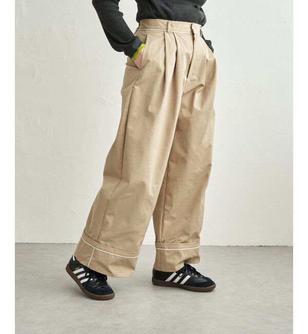 VENCE share style「ツイルタックパンツ」|デニム|
