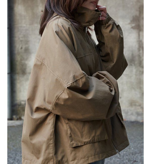 VENCE share style「合繊ツイルスタンドジャケット」|ブルゾン・スタジャン|