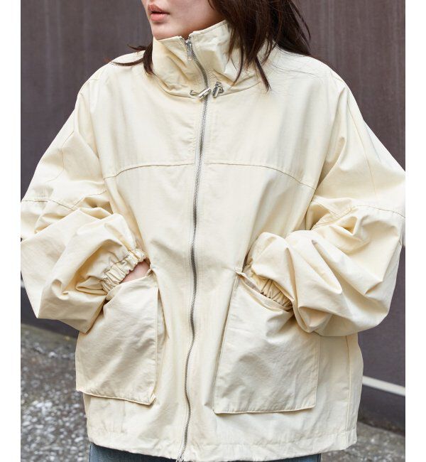 VENCE share style「合繊ツイルスタンドジャケット」|ブルゾン・スタジャン|
