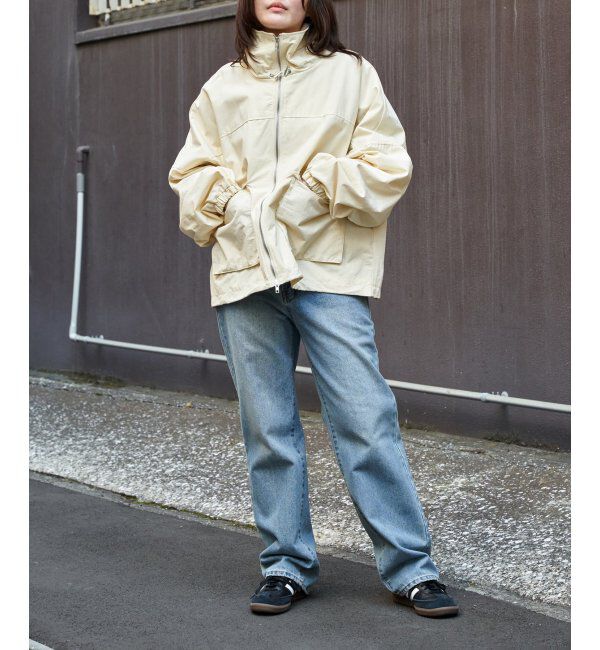 VENCE share style「合繊ツイルスタンドジャケット」|ブルゾン・スタジャン|