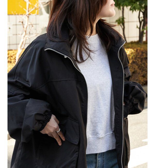 VENCE share style「合繊ツイルスタンドジャケット」|ブルゾン・スタジャン|