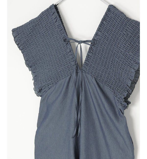 VENCE share style「デニムシャーリングオールインワン」|オールインワン|