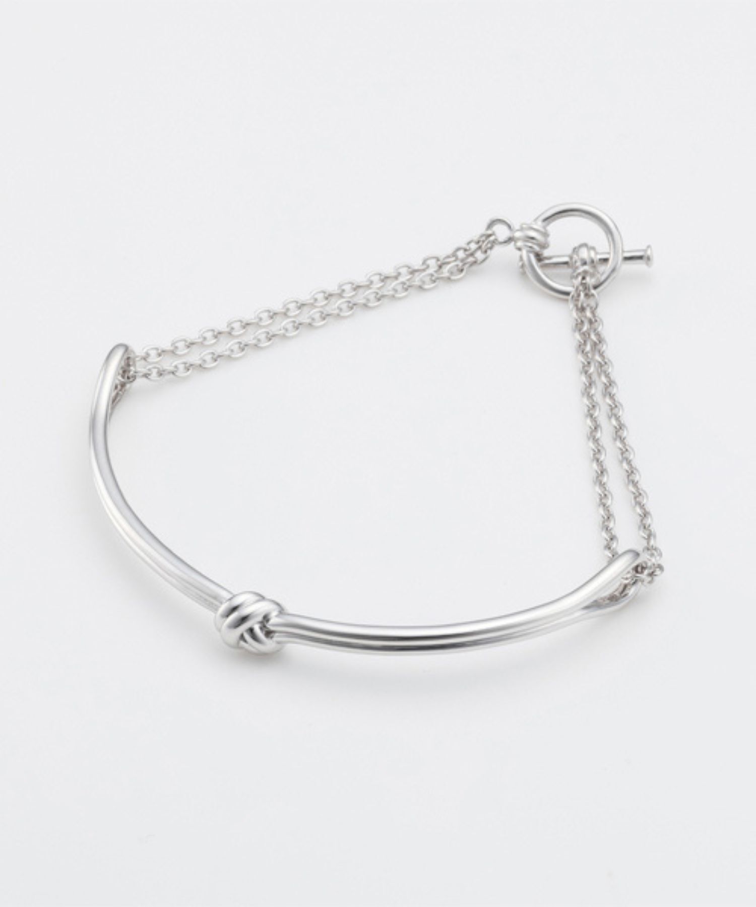 JUPITER「【SV925】ノットバングル/シルバー/ペア」|ブレスレット・バングル|
