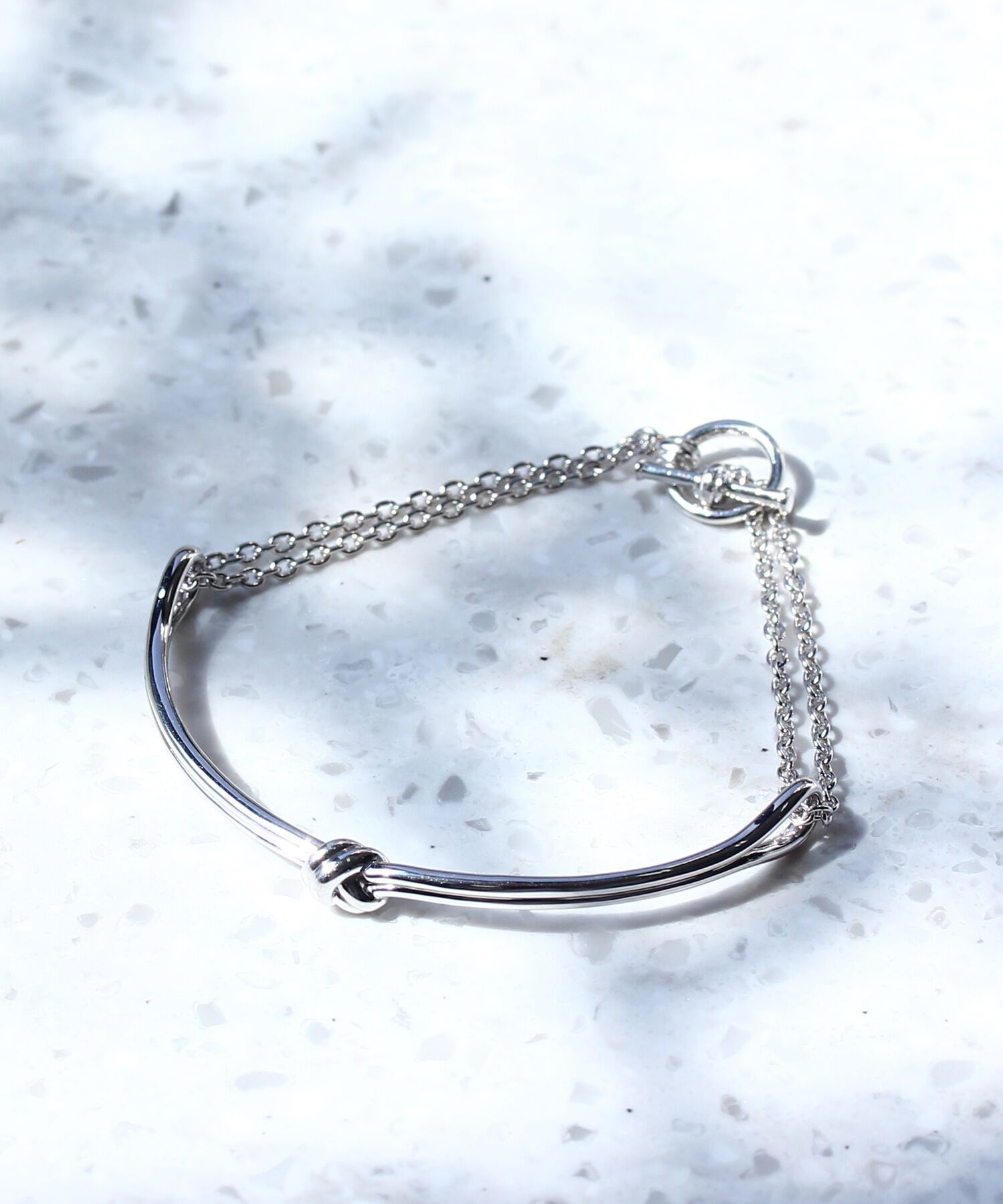 JUPITER「【SV925】ノットバングル/シルバー/ペア」|ブレスレット・バングル|