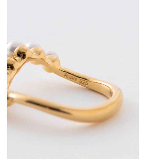 Jouete「ウェーブ パール リング」|リング|