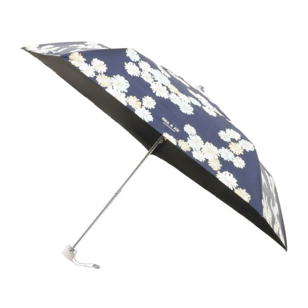 PAUL&JOE「ＰＪ／遮光折傘／クリザンテーム」|傘|ネイビー