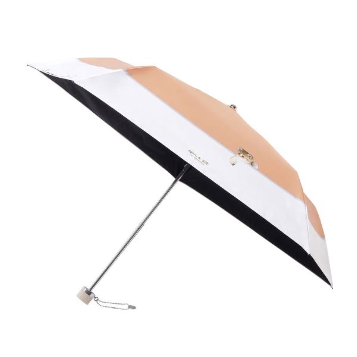 PAUL&JOE「ＰＪ／遮光折傘／スウィングヌネット」|傘|ベージュ