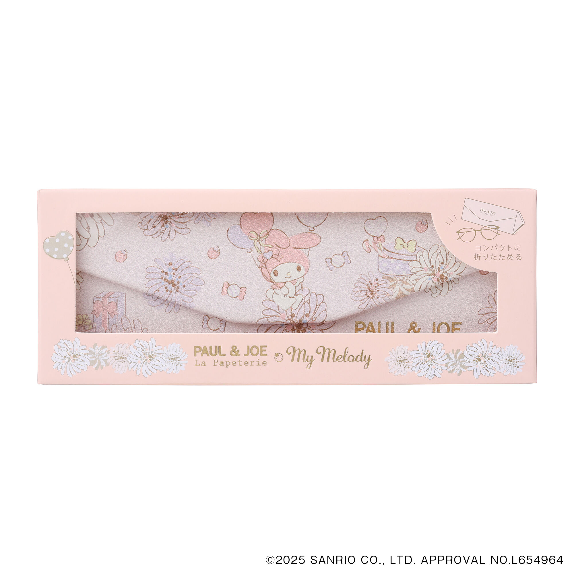 PAUL&JOE「スリムメガネケース／ポール＆ジョーｘマイメロディ」|メガネ|