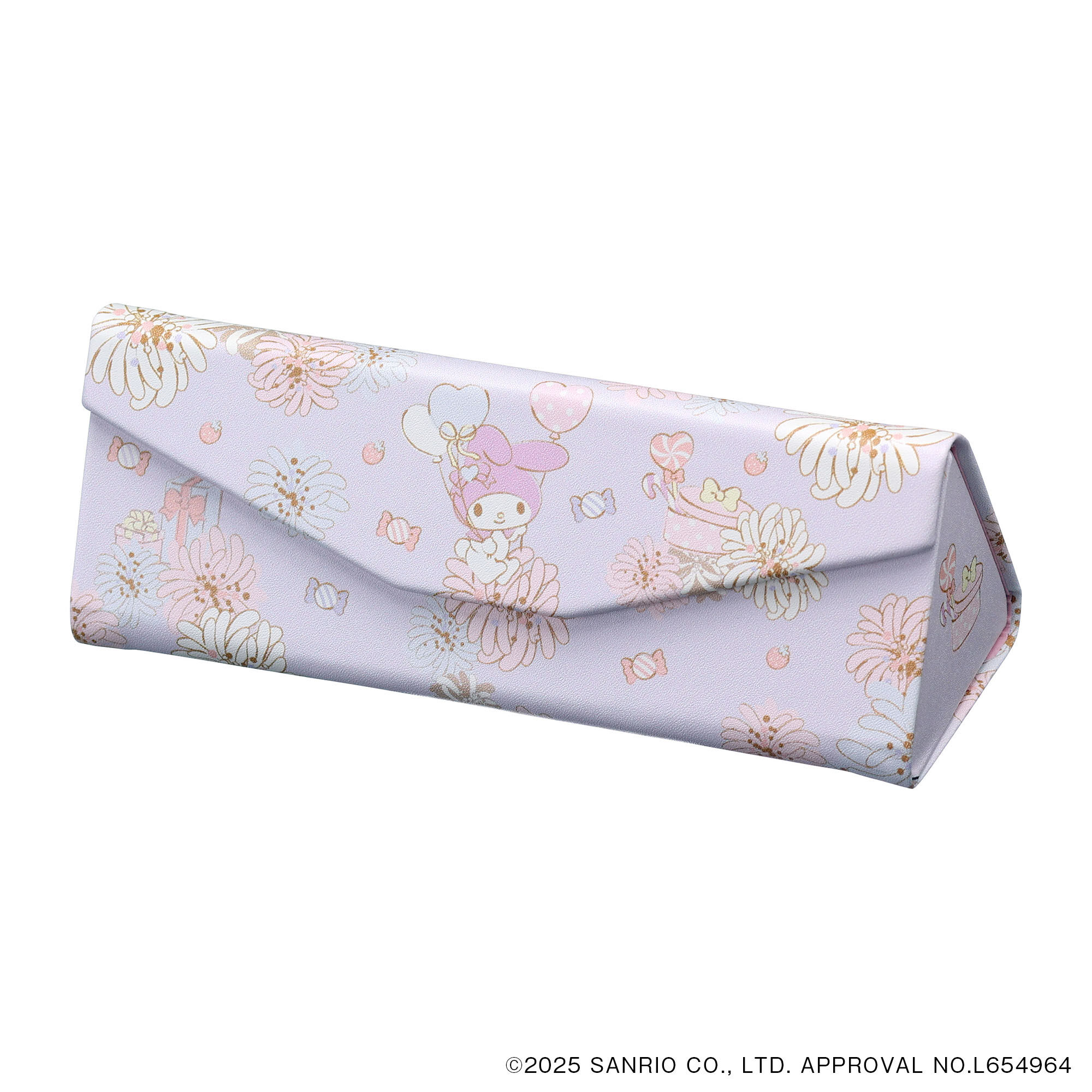 PAUL&JOE「スリムメガネケース／ポール＆ジョーｘマイメロディ」|メガネ|パープル