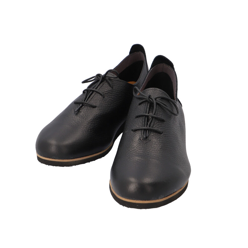 BACKYARD FAMILY「figurino フィグリーノ レースアップシューズ レディース 楽天 婦人靴 超軽量 紐靴」|スリッポン|ブラック1