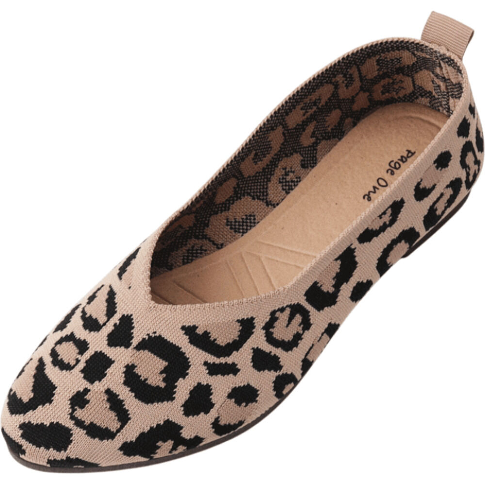 BACKYARD FAMILY「ニットパンプス 痛くない 通販 ニット シューズ パンプス フラットシューズ ぺたんこ」|パンプス|ベージュ3