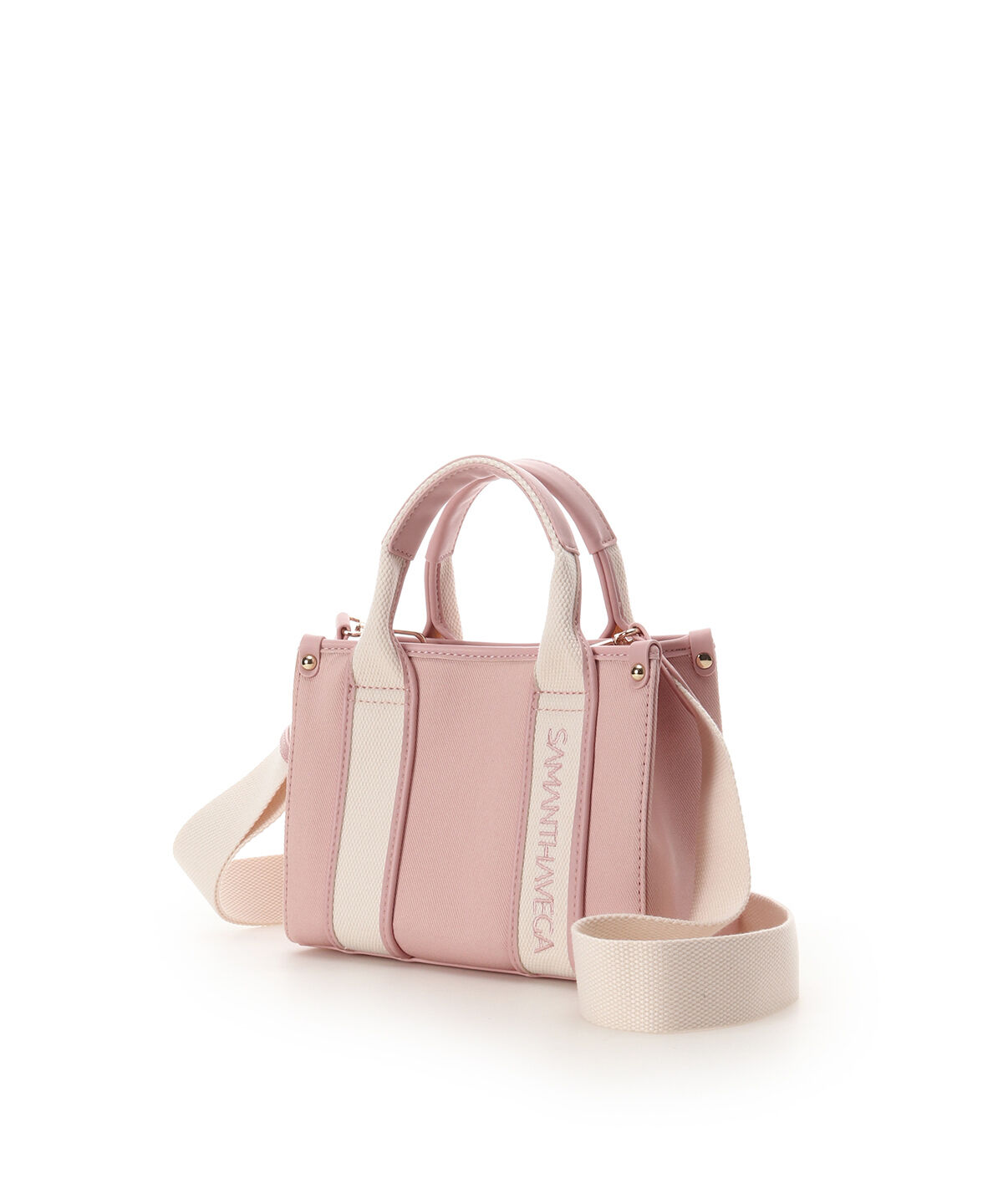 Samantha Vega「新色ロゴテープキャンバスショルダーバッグ（ミニ）」|ショルダー・メッセンジャー|