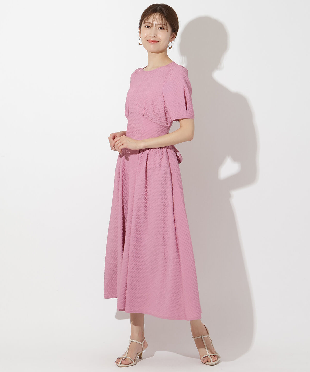 アンドクチュール「キルトジャガードバックシャンワンピース」|ワンピース|